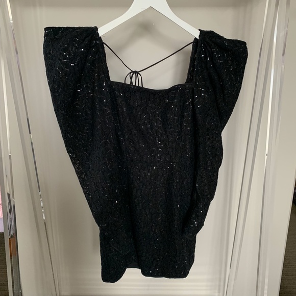 LPA Black Sequin Dress - Picture 3 of 8